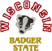 US States Machine Embroidery Designs: Wisconsin
