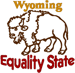 US States Machine Embroidery Designs: Wyoming