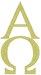 Alpha & Omega Symbol Embroidery Design