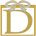 Machine Embroidery Designs: Christmas Gift Alphabet D