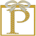 Machine Embroidery Designs: Christmas Gift Alphabet P