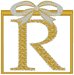 Machine Embroidery Designs: Christmas Gift Alphabet R