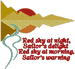 Sailor's Warning Embroidery Design