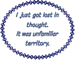 I Just Got Lost Embroidery Design