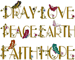 Machine Embroidery Design: Warm Accents: 10 Design Set