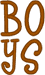 Boys Are Gross Alphabet Embroidery Design