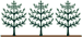 Minoan Folk Art Tree Border Embroidery Design