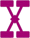 Alphabets Machine Embroidery Designs: Tombstone Alphabet X