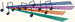 Colorful Musical Notes Embroidery Design