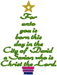 Machine Embroidery Design: A Savior is Born Christmas Tree