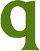 Alphabets Machine Embroidery Designs: Cairo Font Lowercase Q