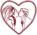 Redwork Machine Embroidery Designs: Wedding & Bridal