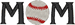 Baseball Mom Embroidery Design
