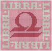 Machine Embroidery Designs: Cross Stitch Signs of the Zodiac Libra