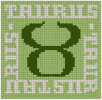 Machine Embroidery Designs: Cross Stitch Signs of the Zodiac Taurus