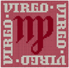 Machine Embroidery Designs: Cross Stitch Signs of the Zodiac Virgo