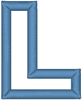 Alphabets Machine Embroidery Designs: Block Outline Uppercase L