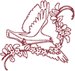 Machine Embroidery Designs: Redwork Heavenly Doves: Dove #6