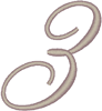 Alphabets Machine Embroidery Designs: Wedding Bliss Font Number 3