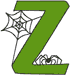 Alphabets Machine Embroidery Designs: Spider & Web Uppercase Z