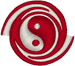 Swirled Yin-Yang Embroidery Design