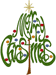 Merry Christmas Tree #2 Embroidery Design