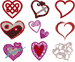Heart to Heart Set #2 Embroidery Design
