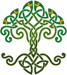 Celtic Knotted Tree of Life Embroidery Design