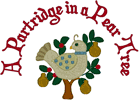 Machine Embroidery Designs: 1st Day of Christmas