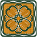Art Nouveau Framed Floral #1 Embroidery Design