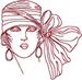 Redwork Machine Embroidery Designs: People