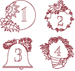 Redwork Christmas 12 Design Set Embroidery Design
