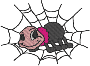 Milo the Fairy Spider Embroidery Design