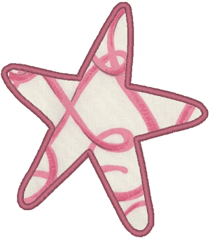 Star Applique Embroidery Design