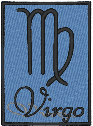 Virgo #2 Embroidery Design