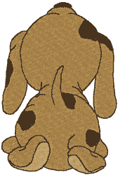 Sweet Little Puppy Embroidery Design