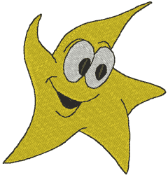 Little Twinkle Star 2 Embroidery Design