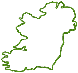 ireland outline embroidery design ireland outline embroidery design