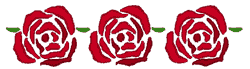 Tiny Rose Border Embroidery Design