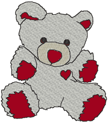 Amber's Teddy Bear Embroidery Design