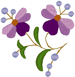 Kalocsa Folk Art Flowers Embroidery Design