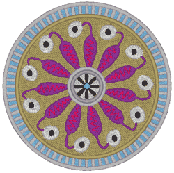 Native American Rosette 5 Embroidery Design