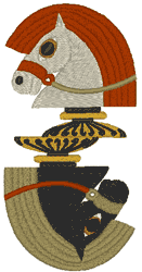 The Knight's Move Embroidery Design