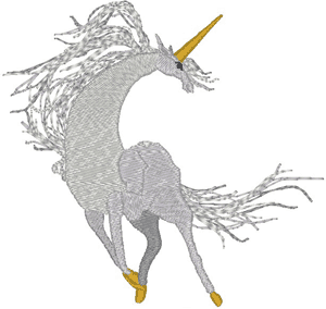 Wild & Free Unicorn Embroidery Design