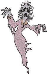 Very Scary Spirit Embroidery Design