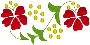 flower border embroidery designs