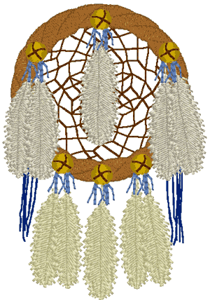 Native American Dream Catcher Embroidery Design