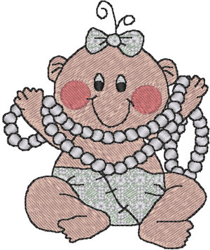 Pearls, Pearls, Pearls! Embroidery Design