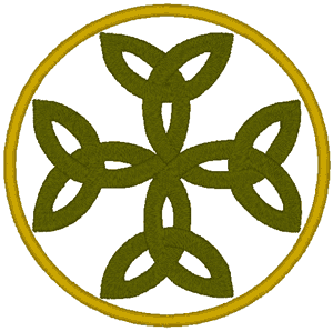 Carolingian Cross Embroidery Design