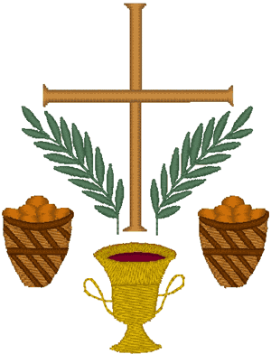 The Divine Meal Embroidery Design